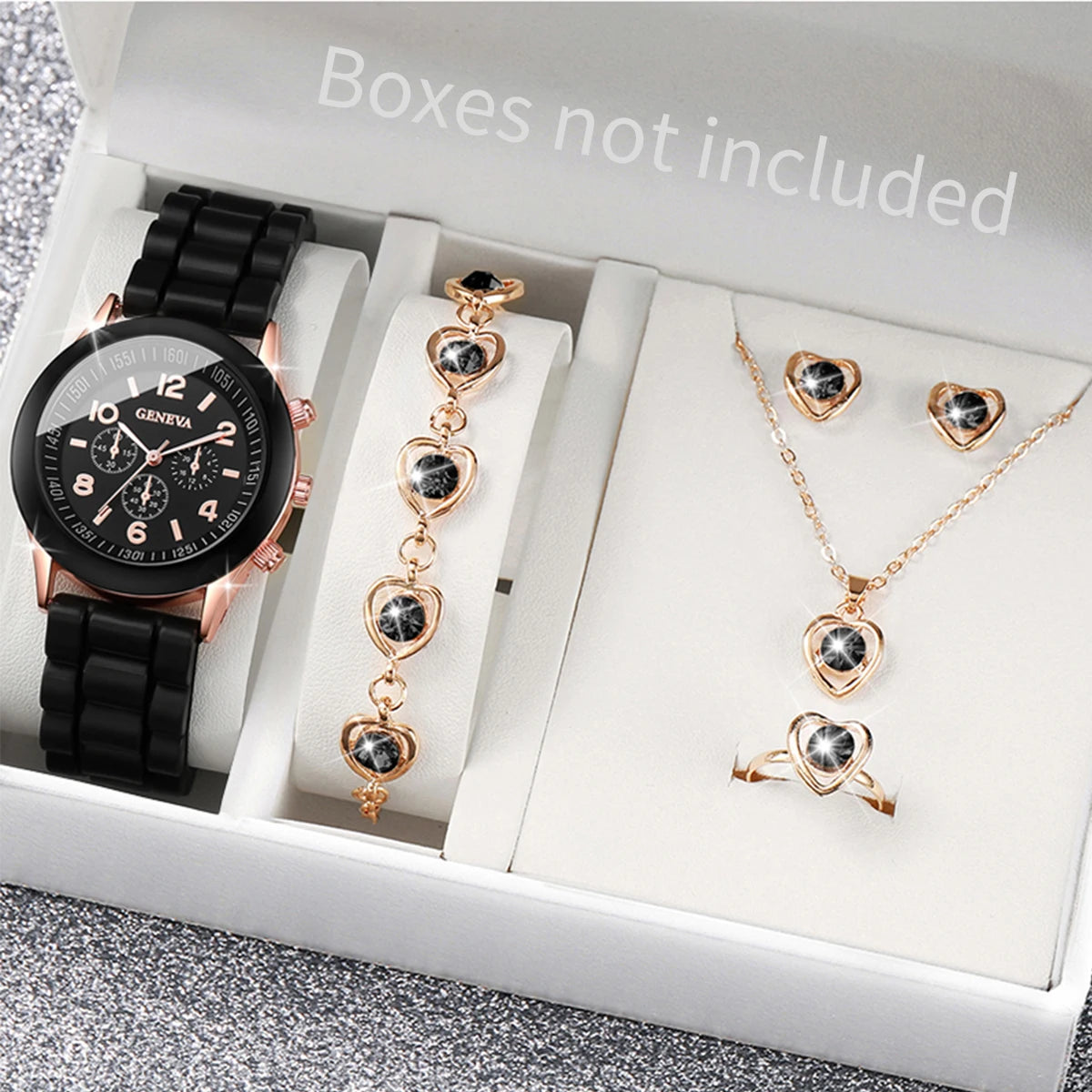 5/6PCS Women Watches Fashion