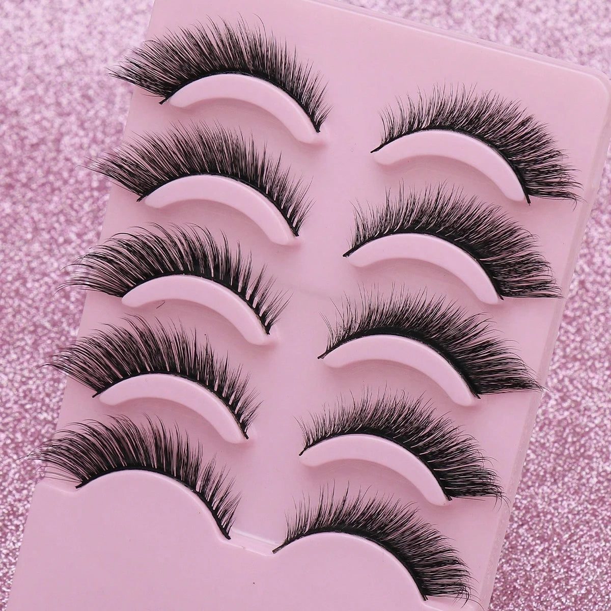 5 Pairs Cat Eye Lashes