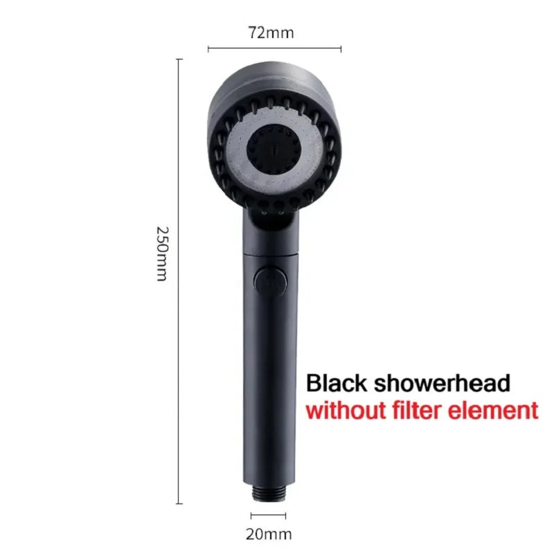 High Pressurized Filter Shower Head 3-mode