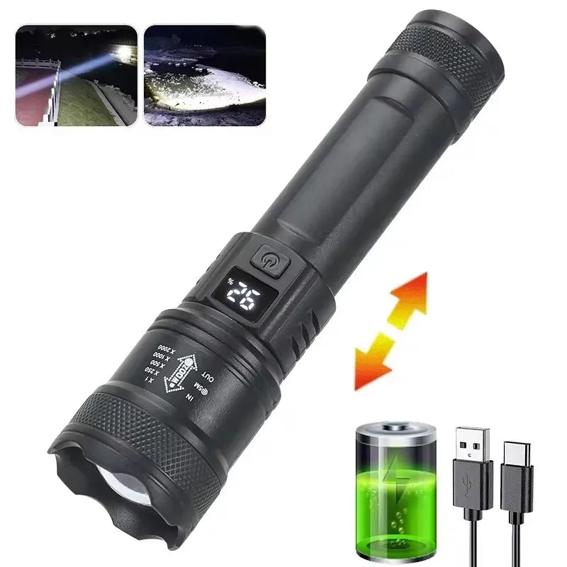 1600000 LM Super Bright Flashlight