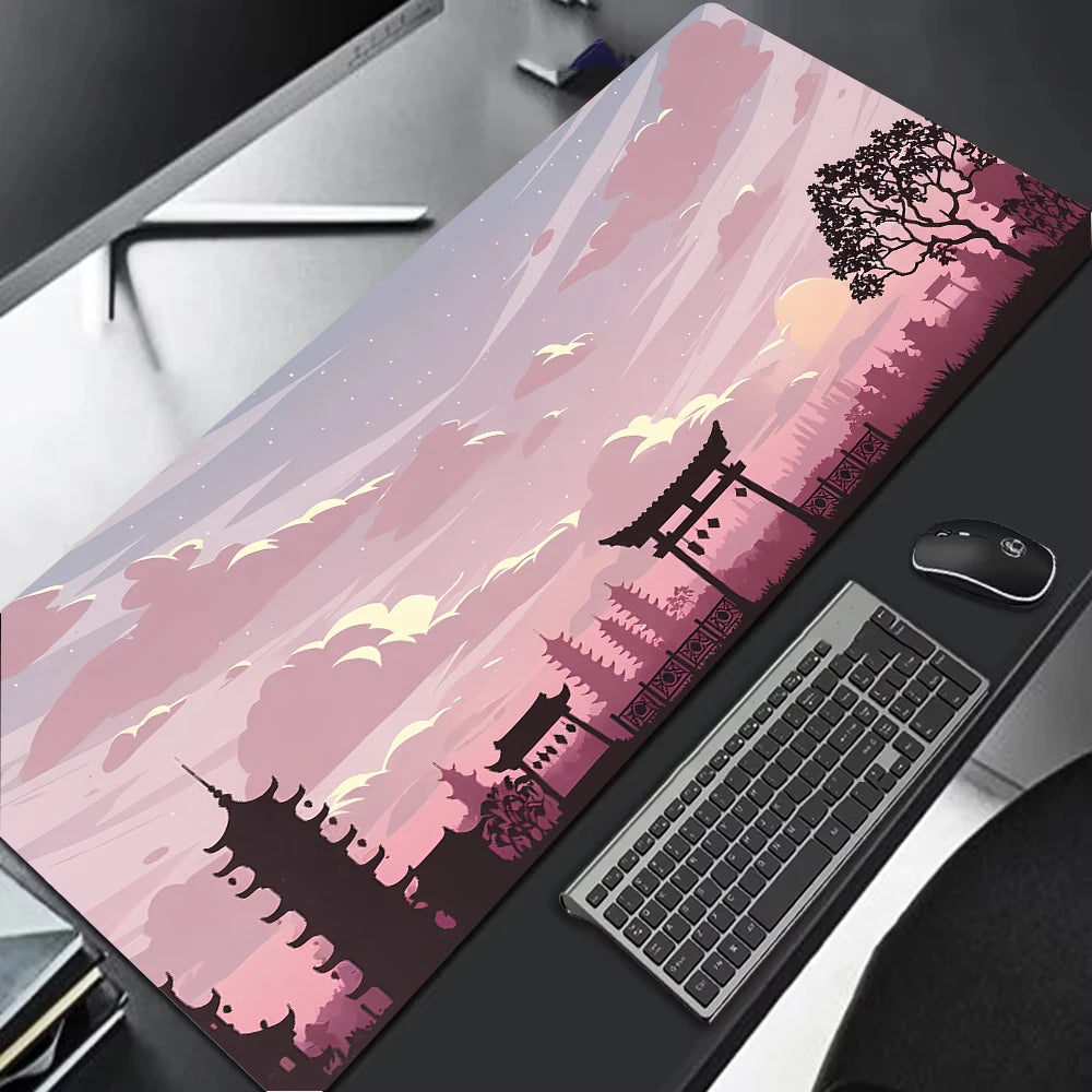 Sakura Scenery Mouse Pad