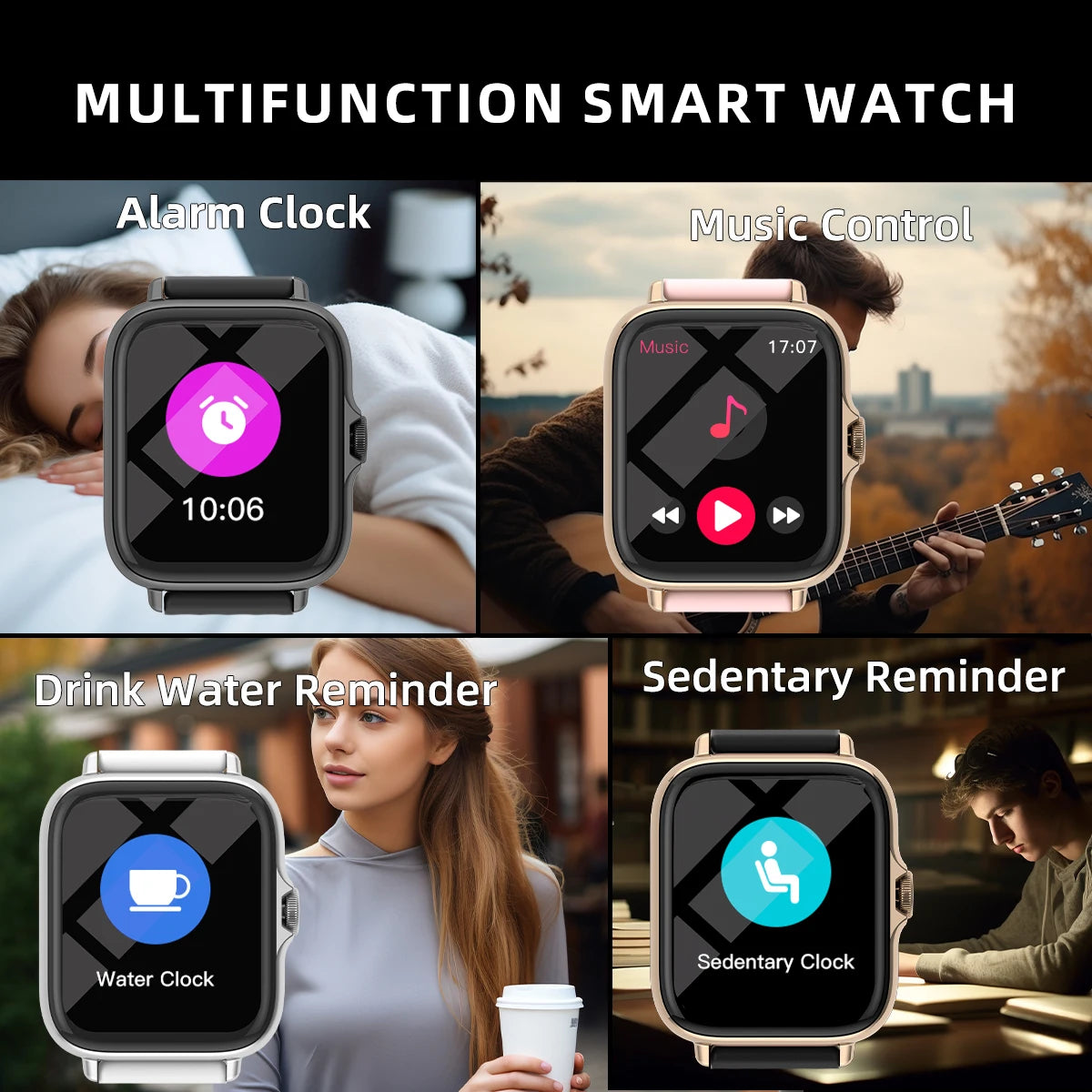 Waterproof Smart Watch1.83'' For iPhone/ Android