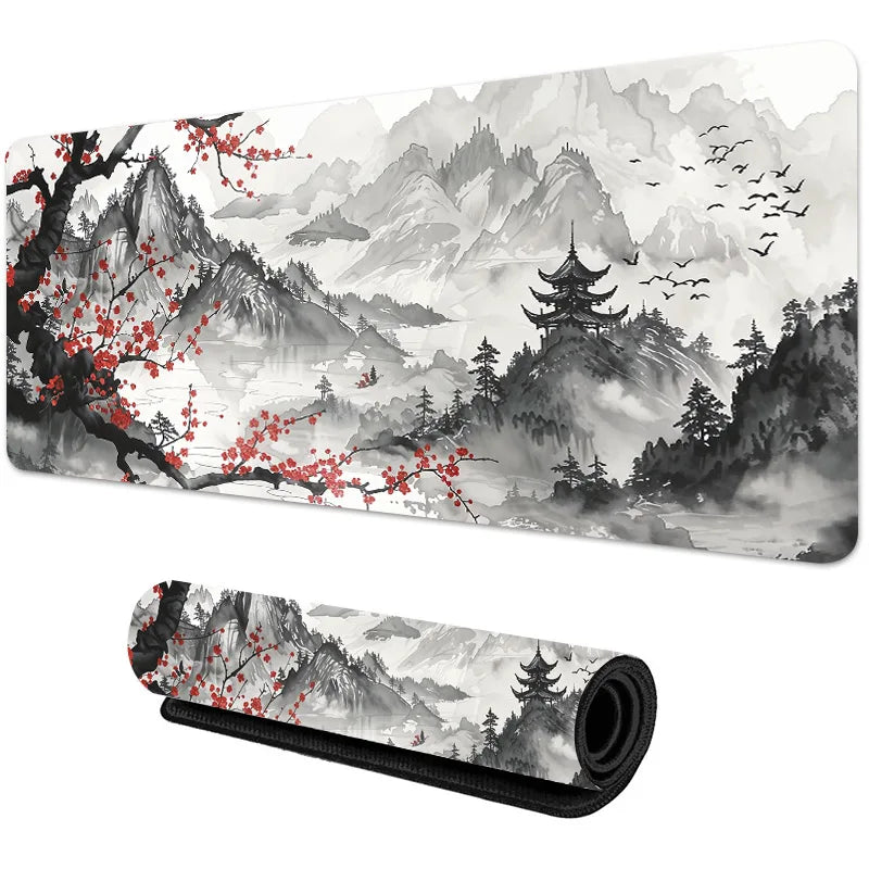 Sakura Scenery Mouse Pad