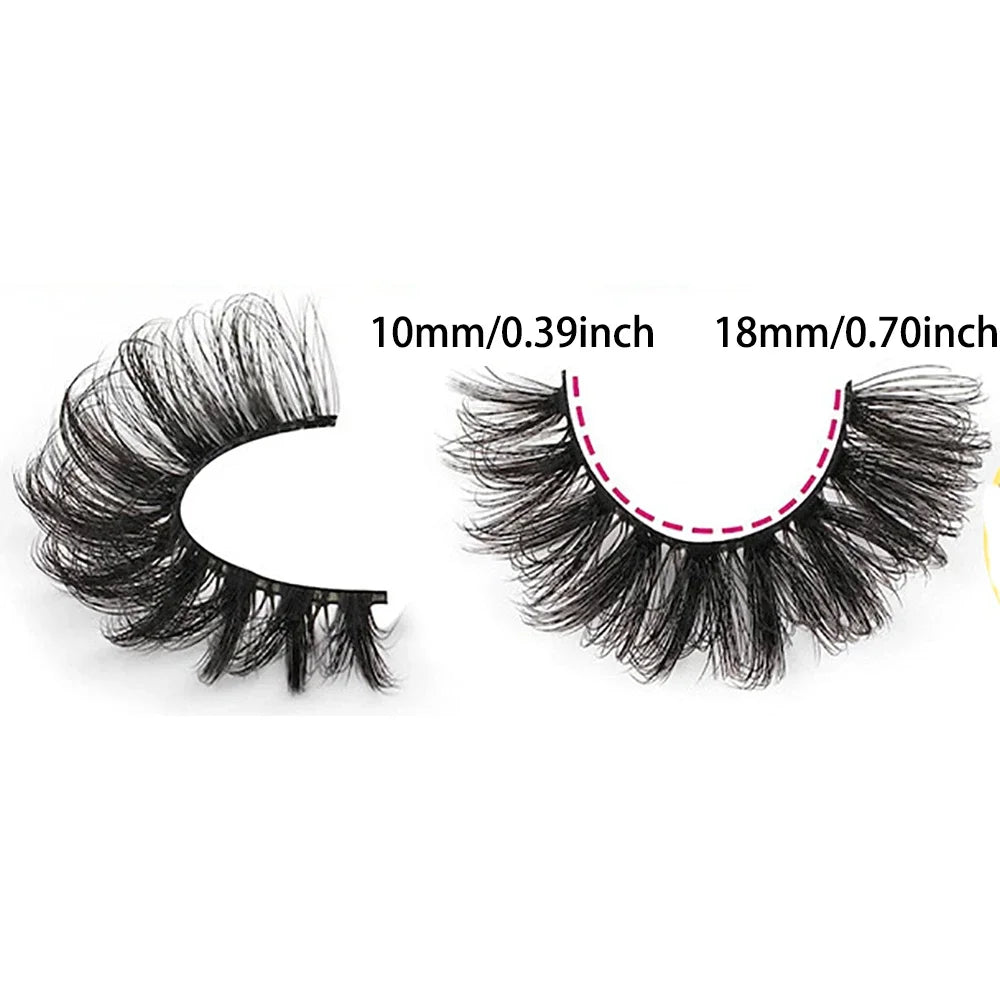 7 Pairs False Eyelashes