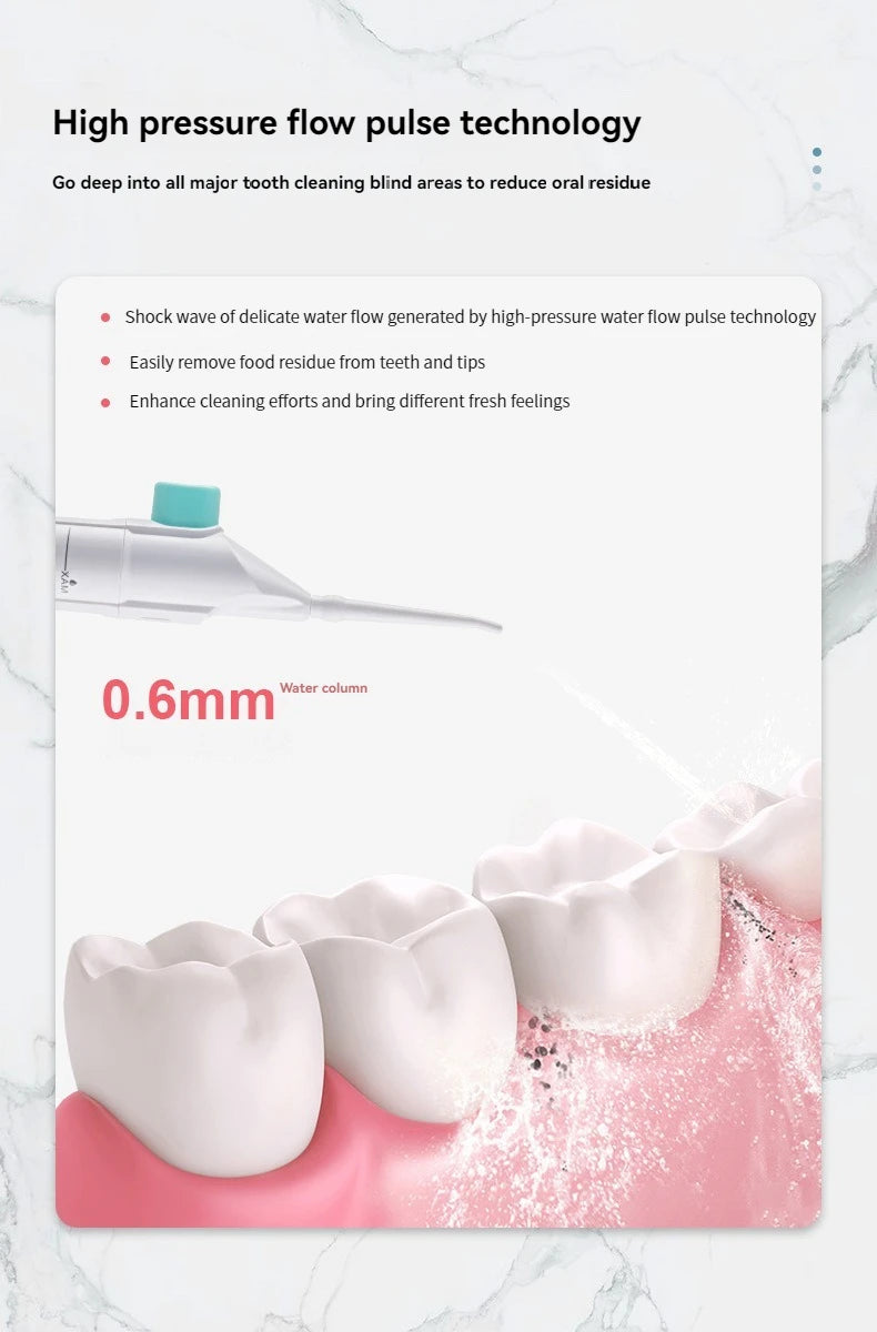 Household High Pressure Oral Irrigator Portable Teeth Clean Water .