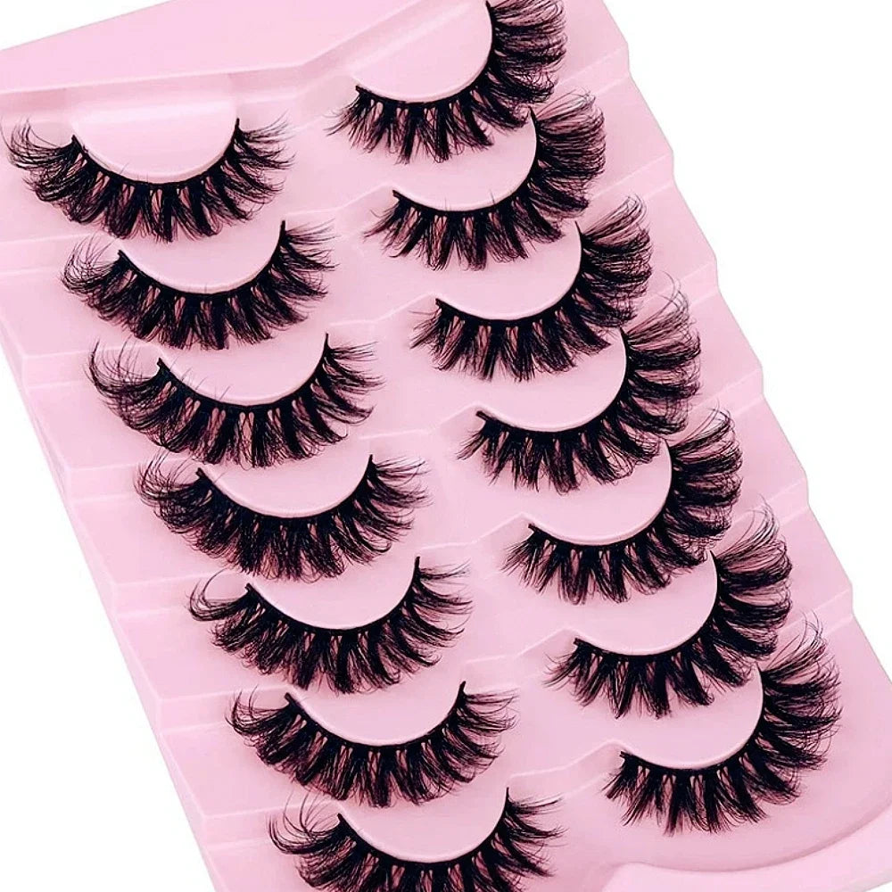 7 Pairs False Eyelashes