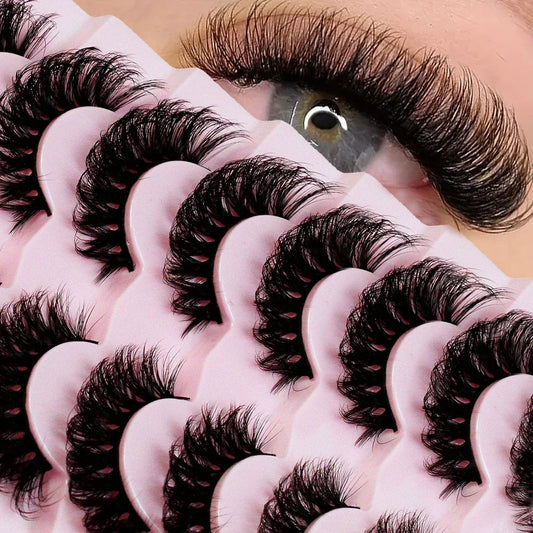 7 Pairs False Eyelashes