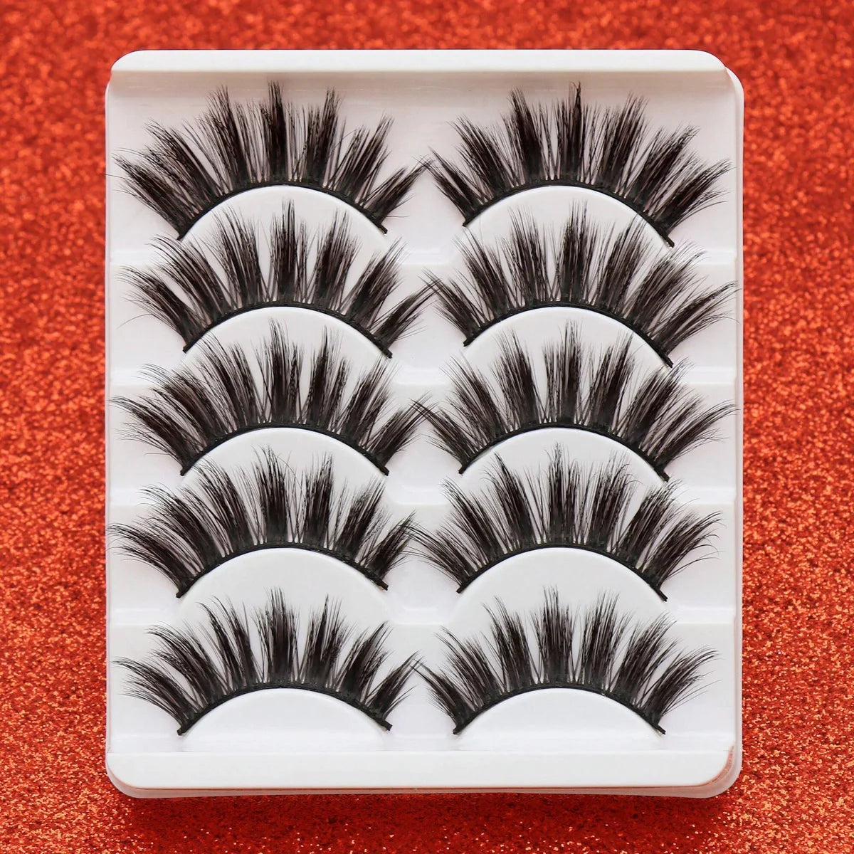 5 Pairs Cat Eye Lashes