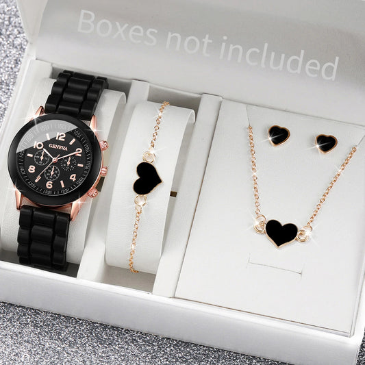 5/6PCS Women Watches Fashion