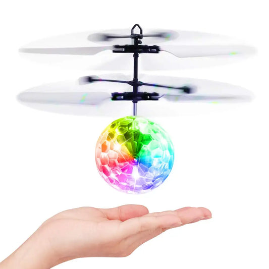 Led Light Suspension Crystal Ball Infrared Induction RC Gesture Control Colorful .