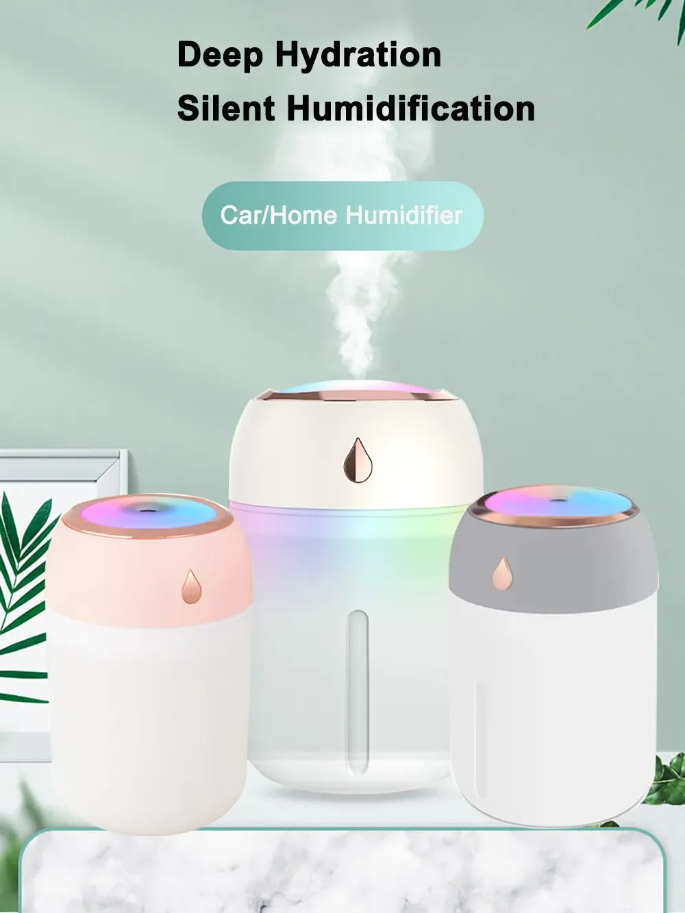 Mini USB Portable Air Humidifier.