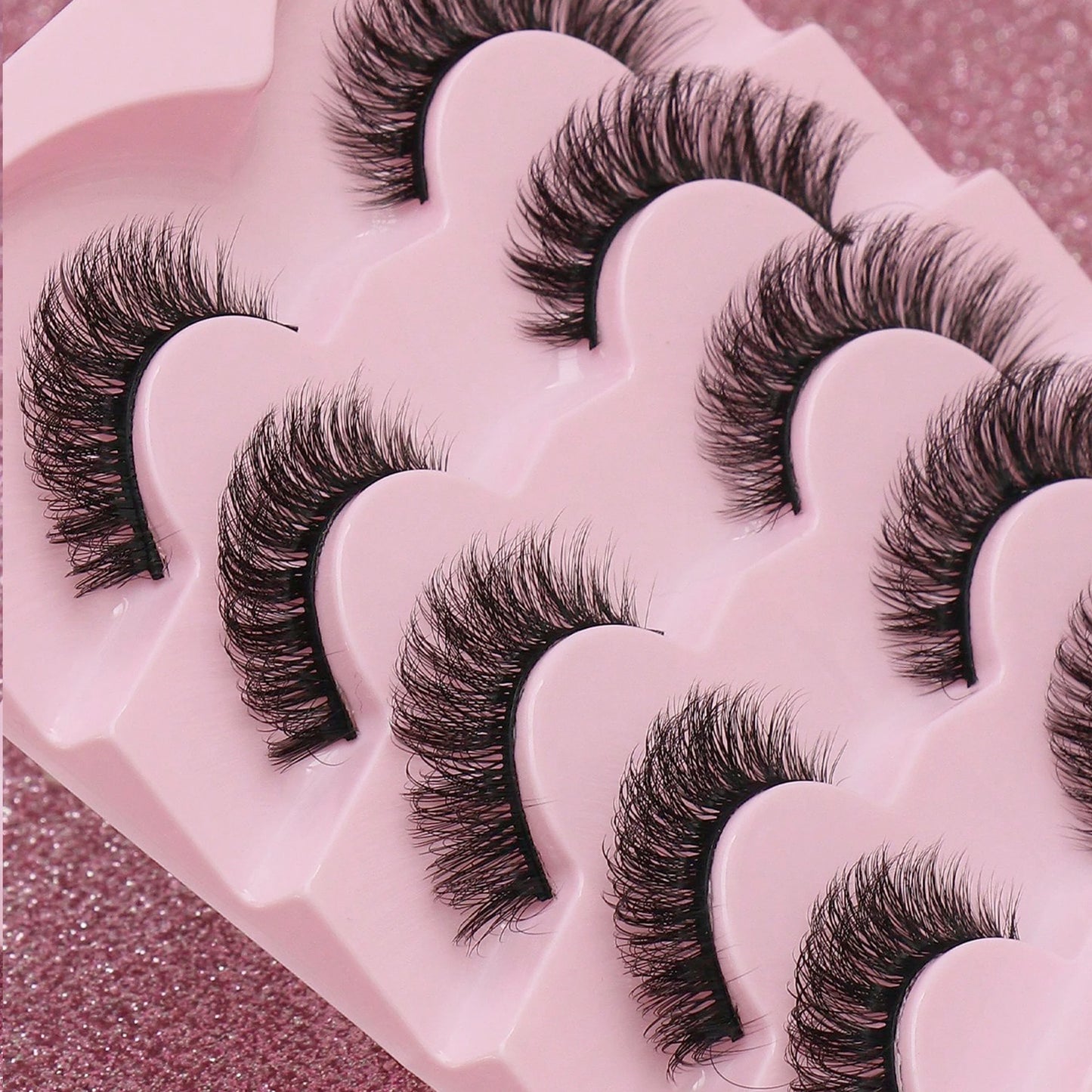 5 Pairs Cat Eye Lashes