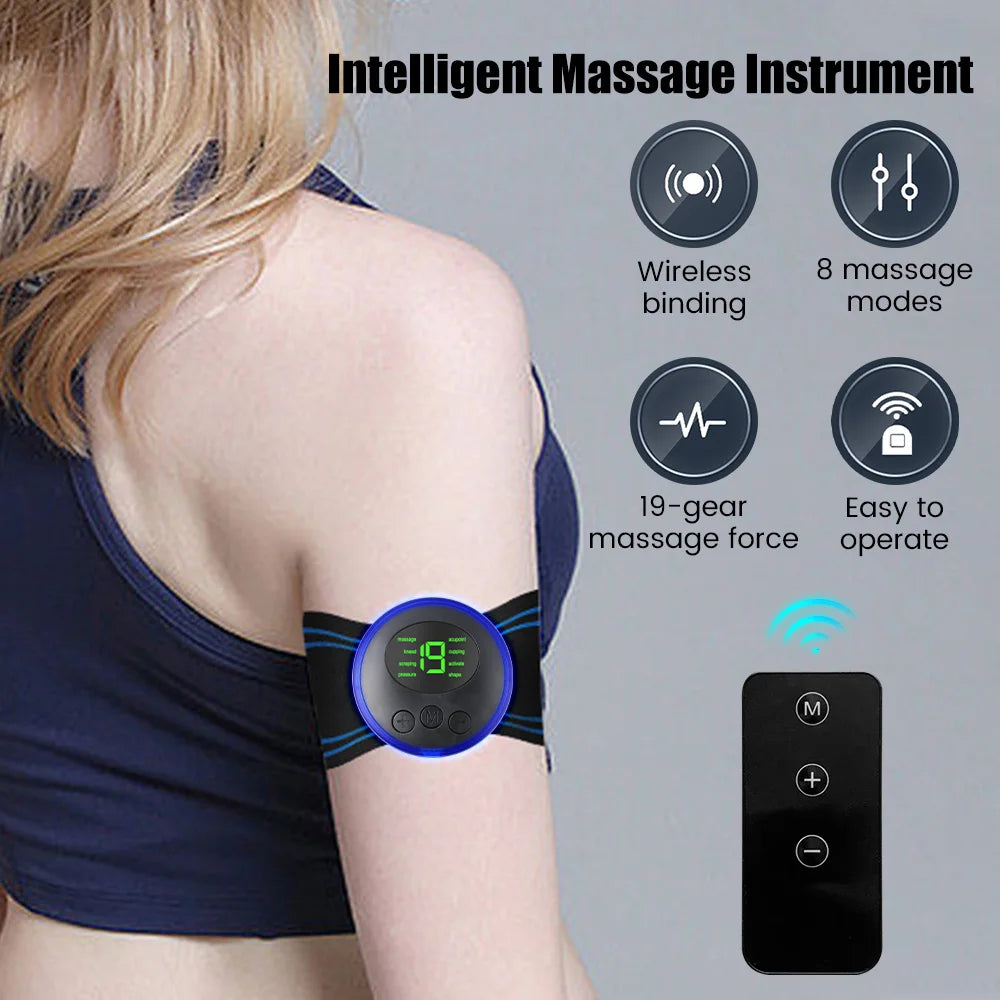 Mini Portable EMS Neck Massager Electric Neck Stretcher .