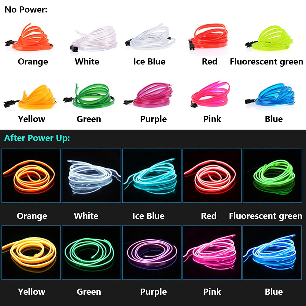 5M Car Interior Led Strip Light Neon.