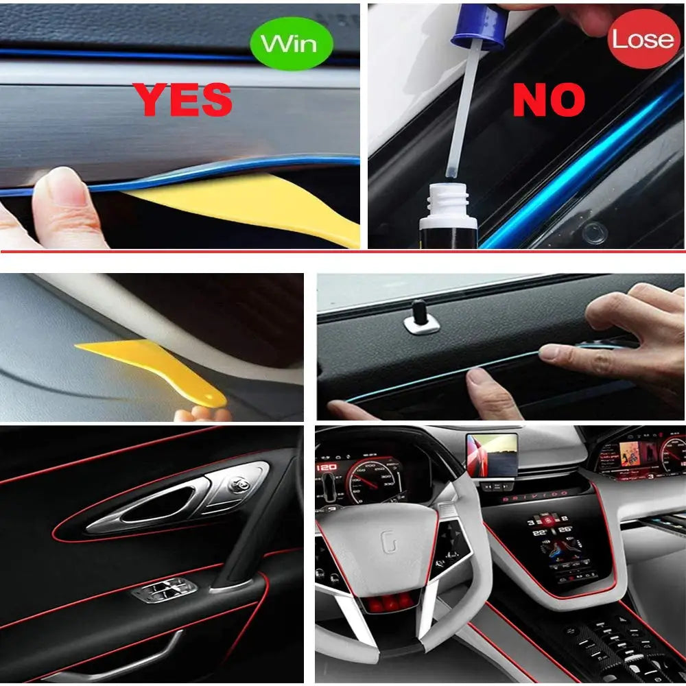 5M Car Interior Led Strip Light Neon.