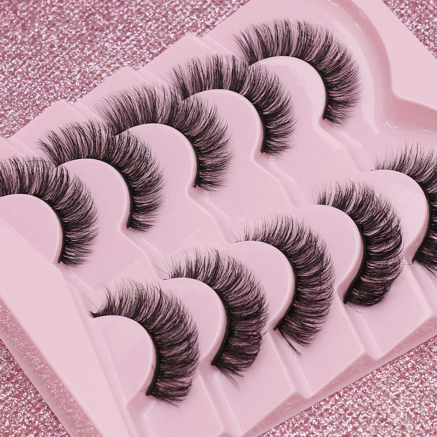 5 Pairs Cat Eye Lashes