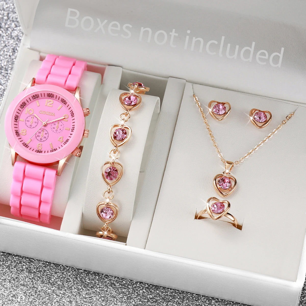 5/6PCS Women Watches Fashion