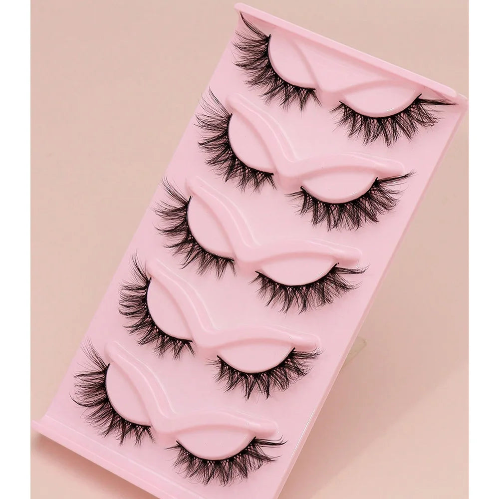 5 Pairs Cat Eye Lashes