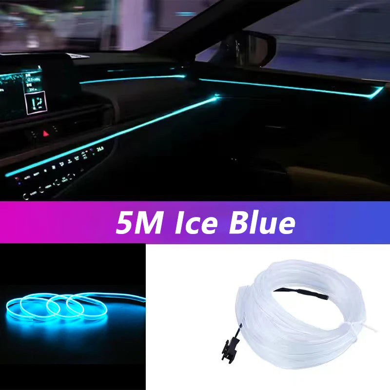 5M Car Interior Led Strip Light Neon.