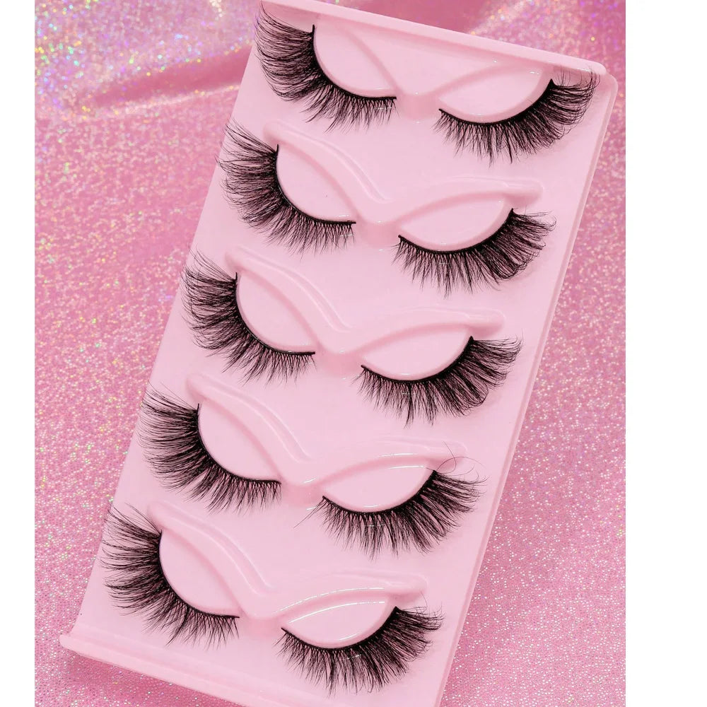 5 Pairs Cat Eye Lashes