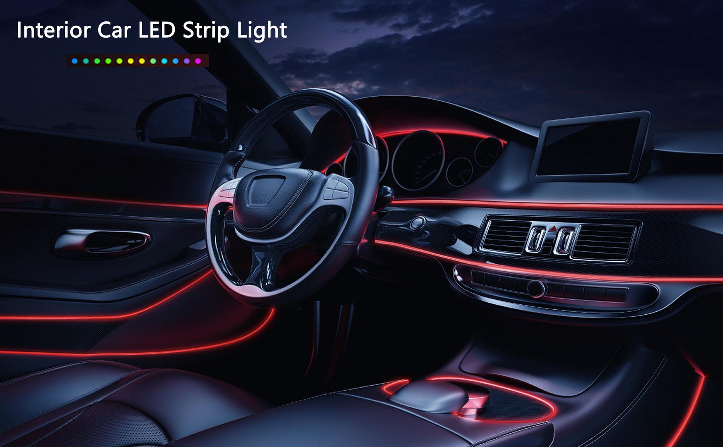 5M Car Interior Led Strip Light Neon.