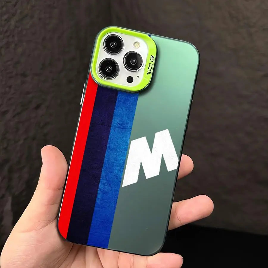 Sports Blue Power-M Logo Phone