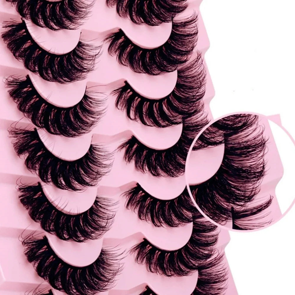 7 Pairs False Eyelashes