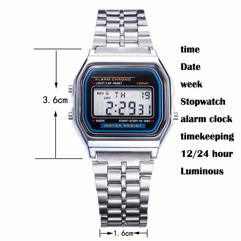 Digital Watches For Men Sports Waterproof Bracelet Clock.