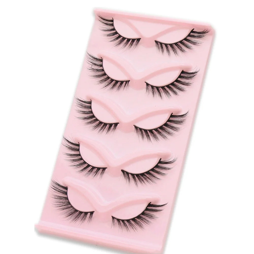 5 Pairs Cat Eye Lashes