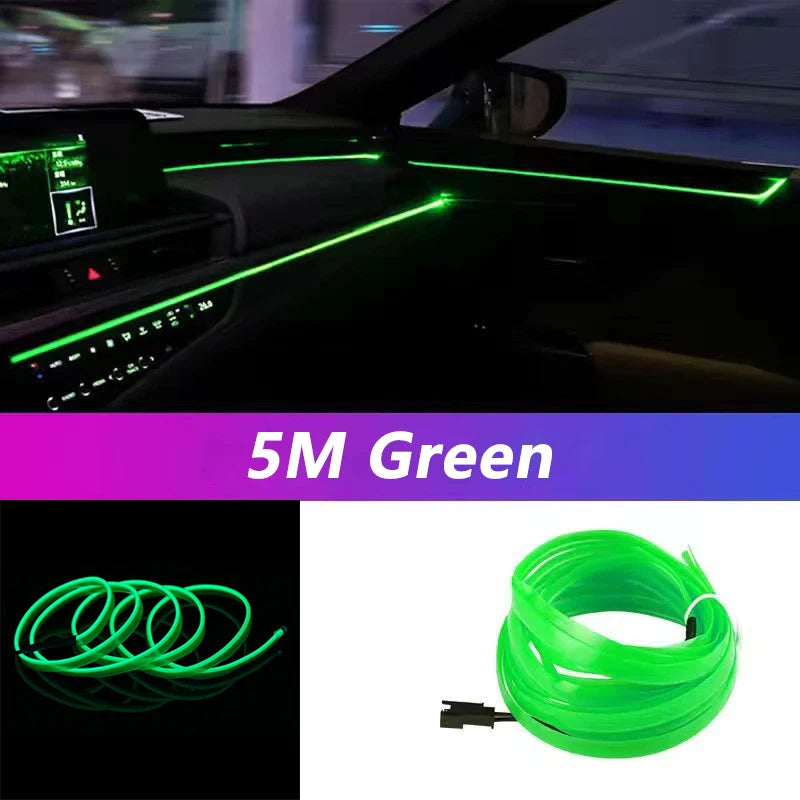 5M Car Interior Led Strip Light Neon.