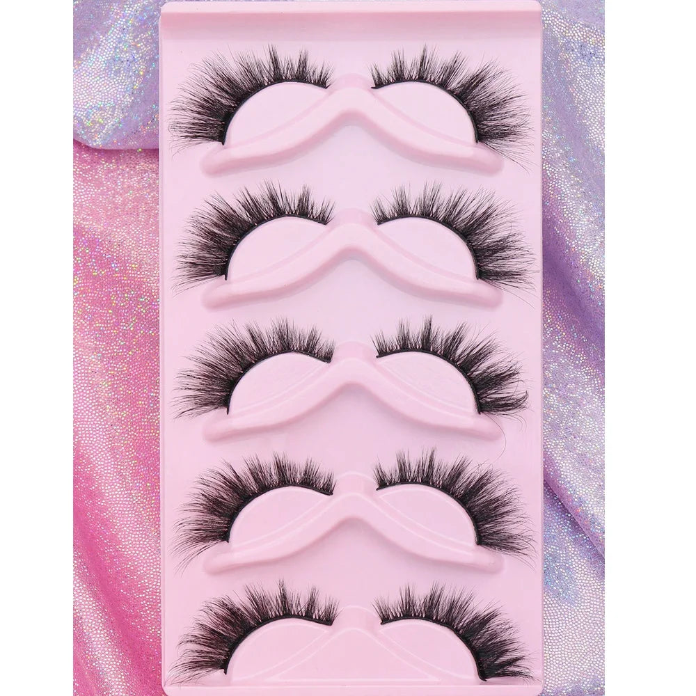 5 Pairs Cat Eye Lashes