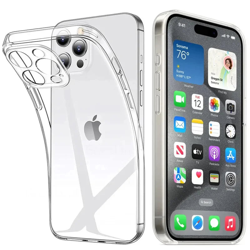 Ultra Thin Silicone Case For iPhone