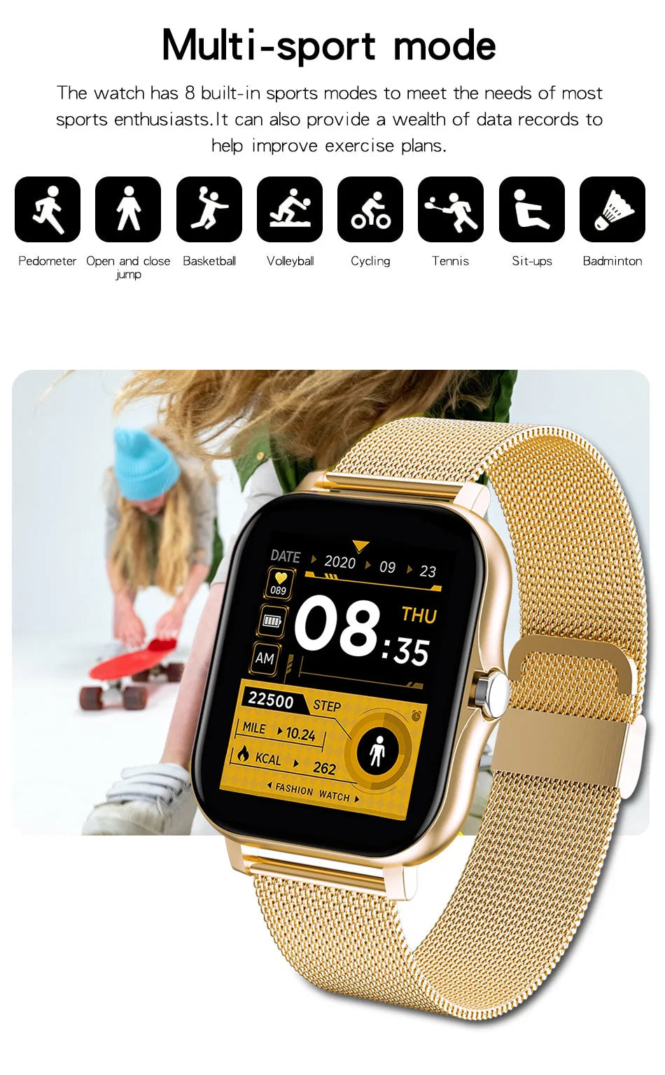 Smart Watch Android Phone 1.44'' Inch .