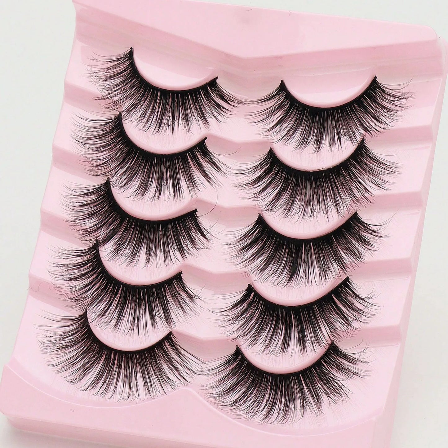 5 Pairs Cat Eye Lashes