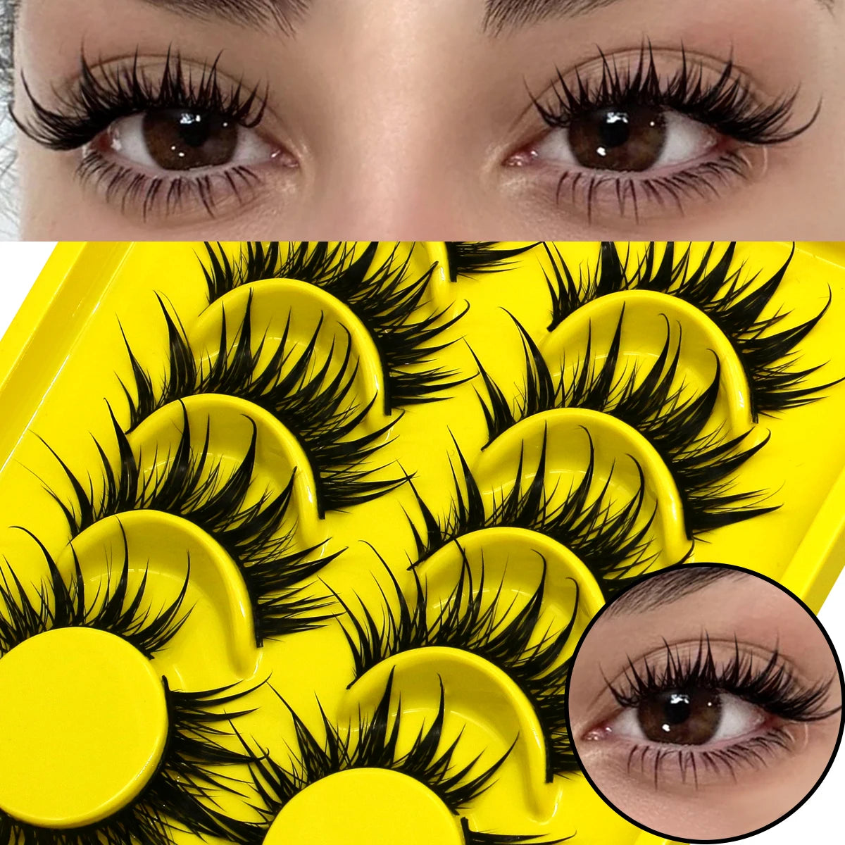 GROINNEYA Manga Lashes Cat Eye