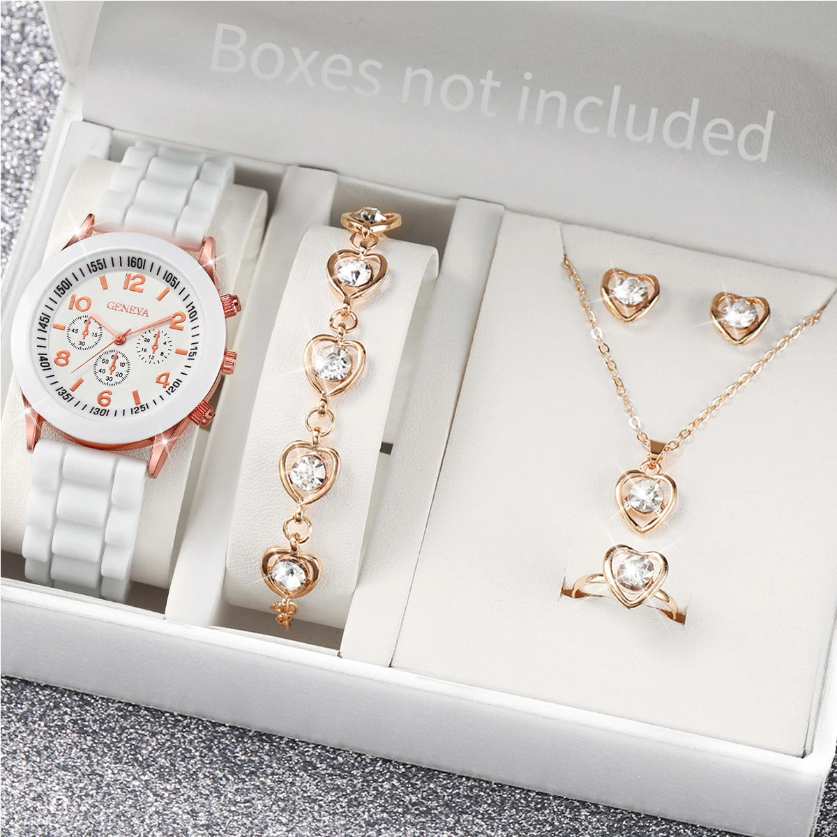 5/6PCS Women Watches Fashion