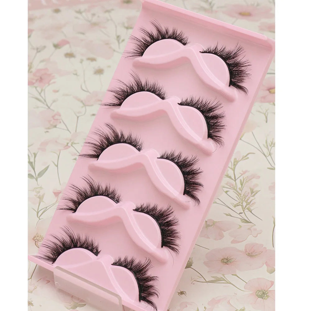 5 Pairs Cat Eye Lashes