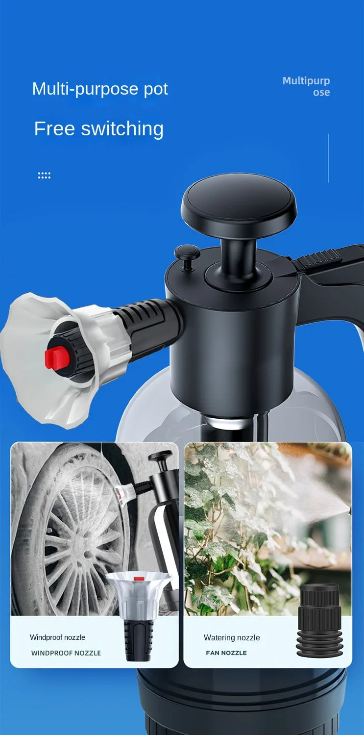 2L Car wash foam sprayer pneumatic handheld.