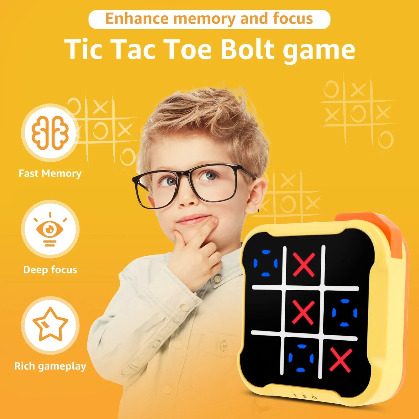 X O ,Tic Tac Toe Game Children Electronic Toys .