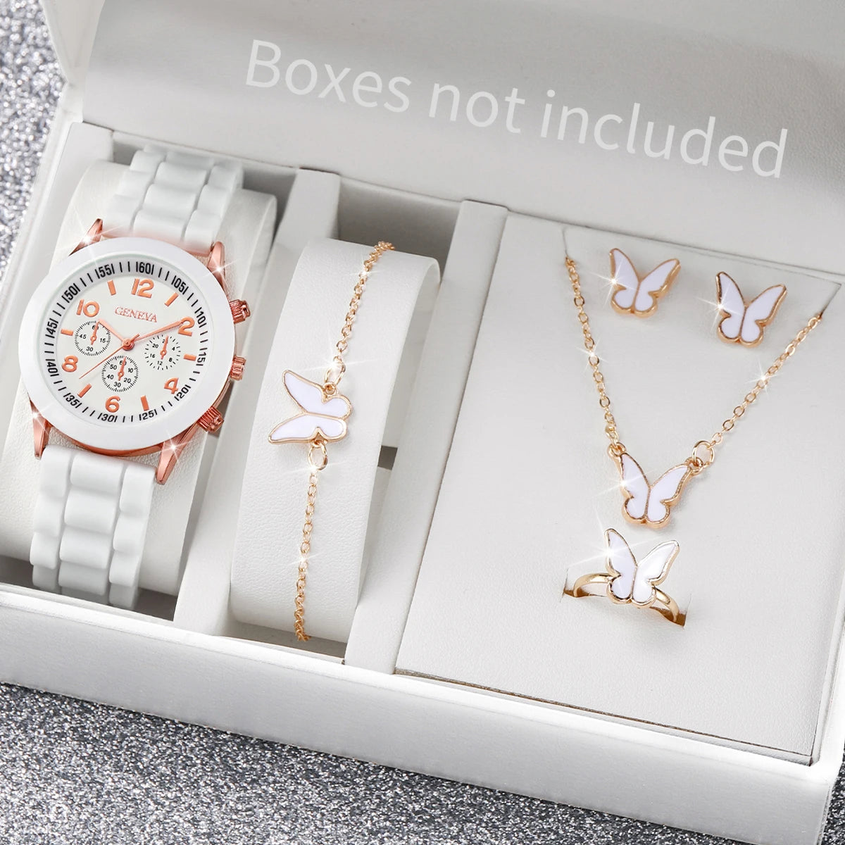 5/6PCS Women Watches Fashion