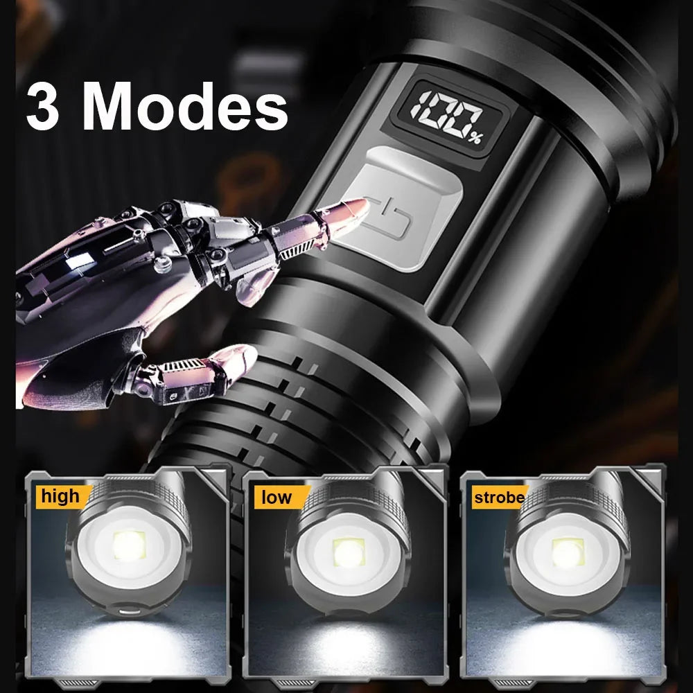 1600000 LM Super Bright Flashlight