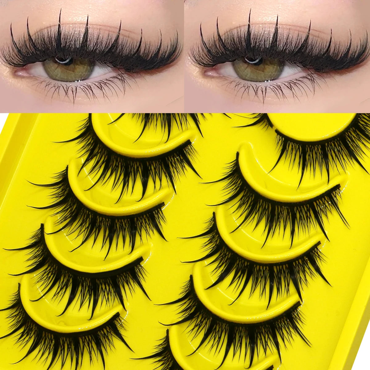 GROINNEYA Manga Lashes Cat Eye