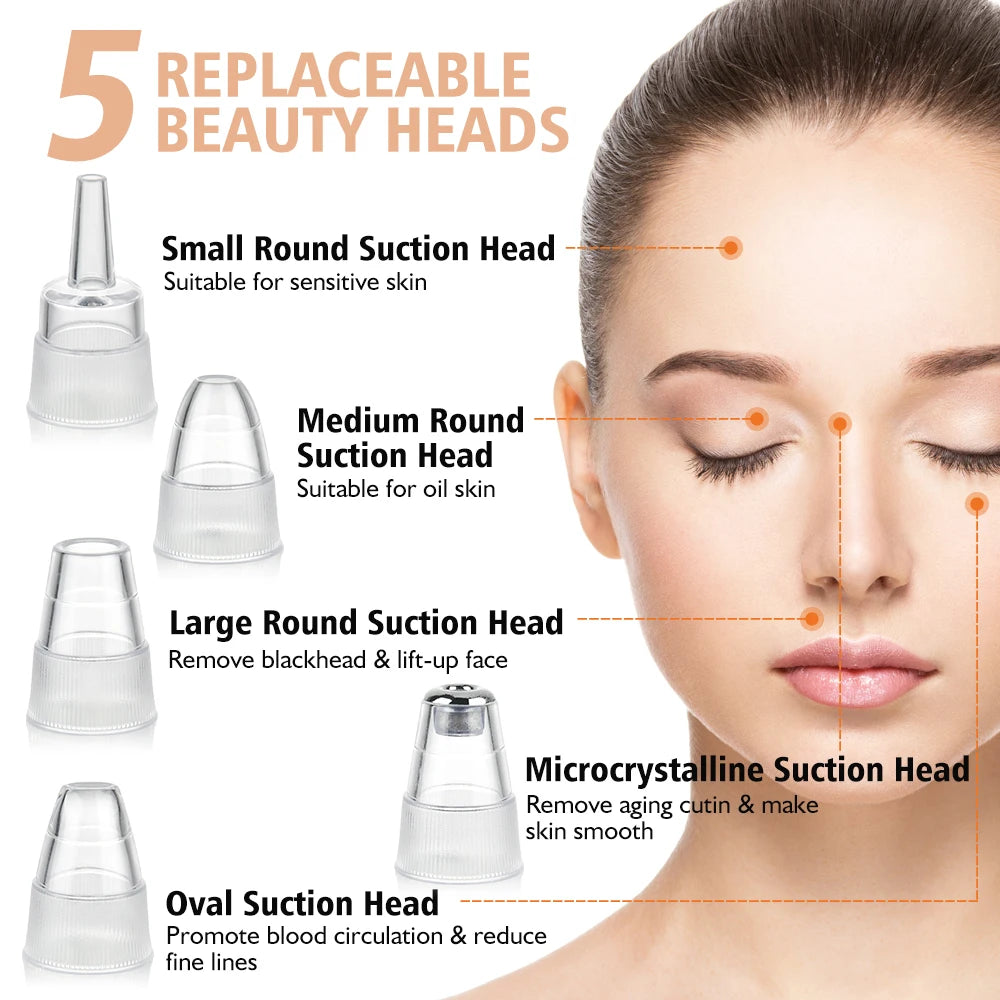 Electric Vacuum Suction Blackhead Remover Facial