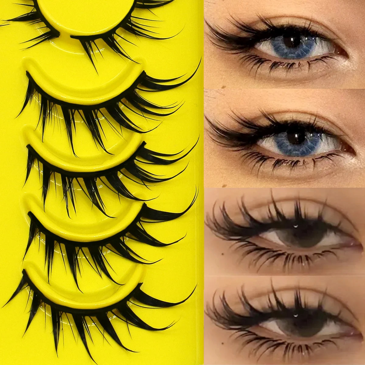 GROINNEYA Manga Lashes Cat Eye