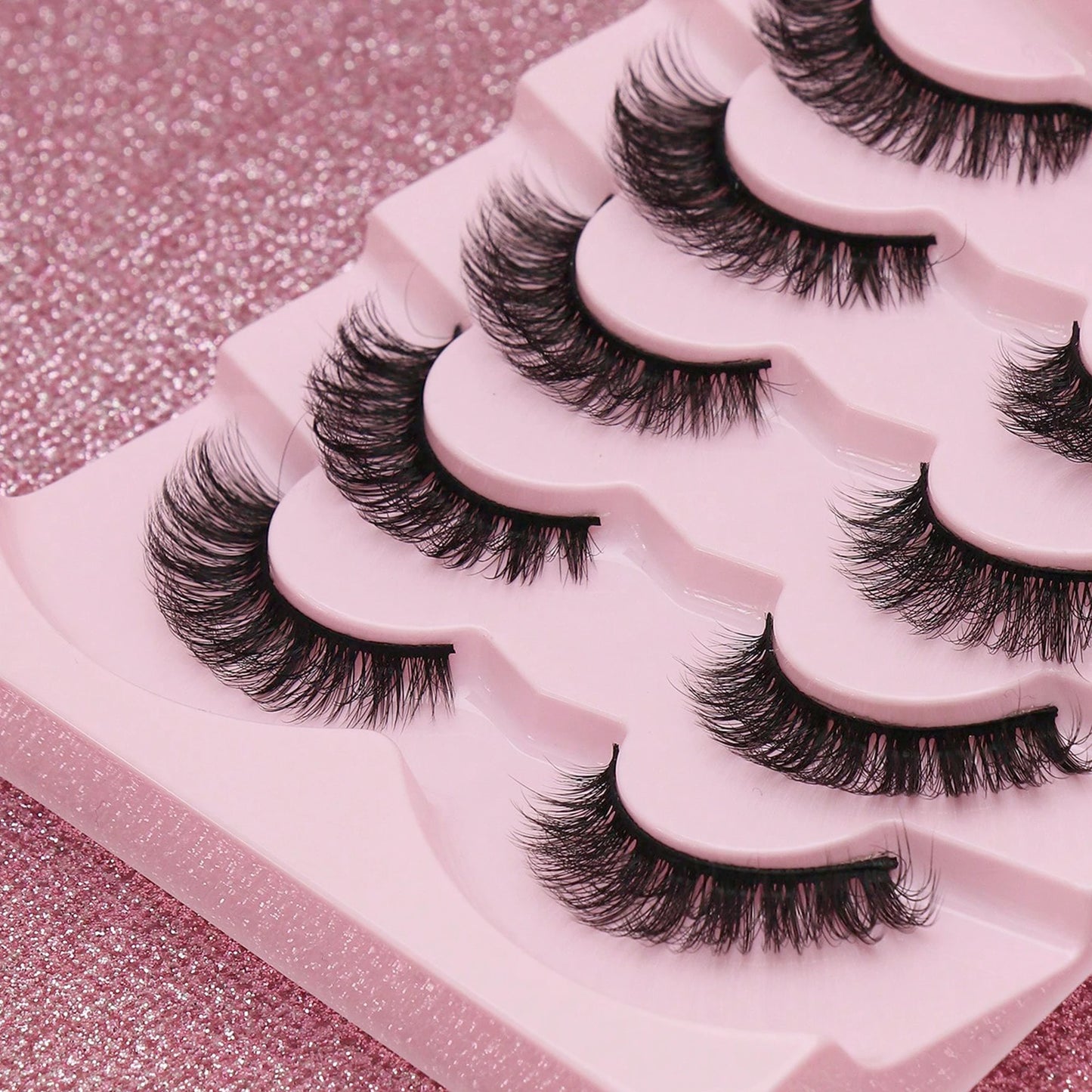 5 Pairs Cat Eye Lashes