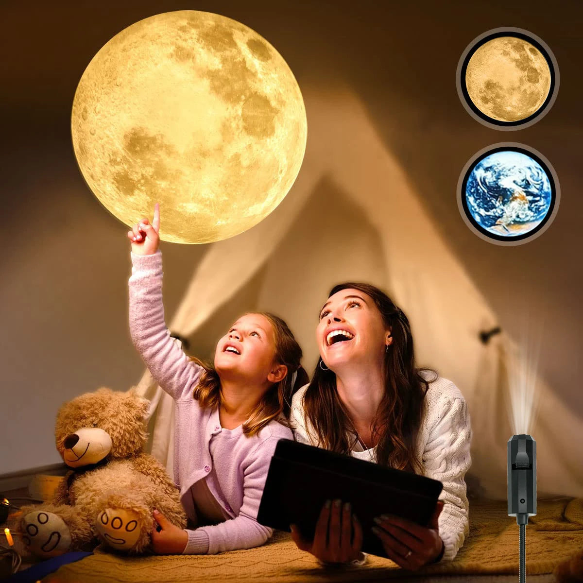 Ceiling Moon Earth Projection Atmosphere Light