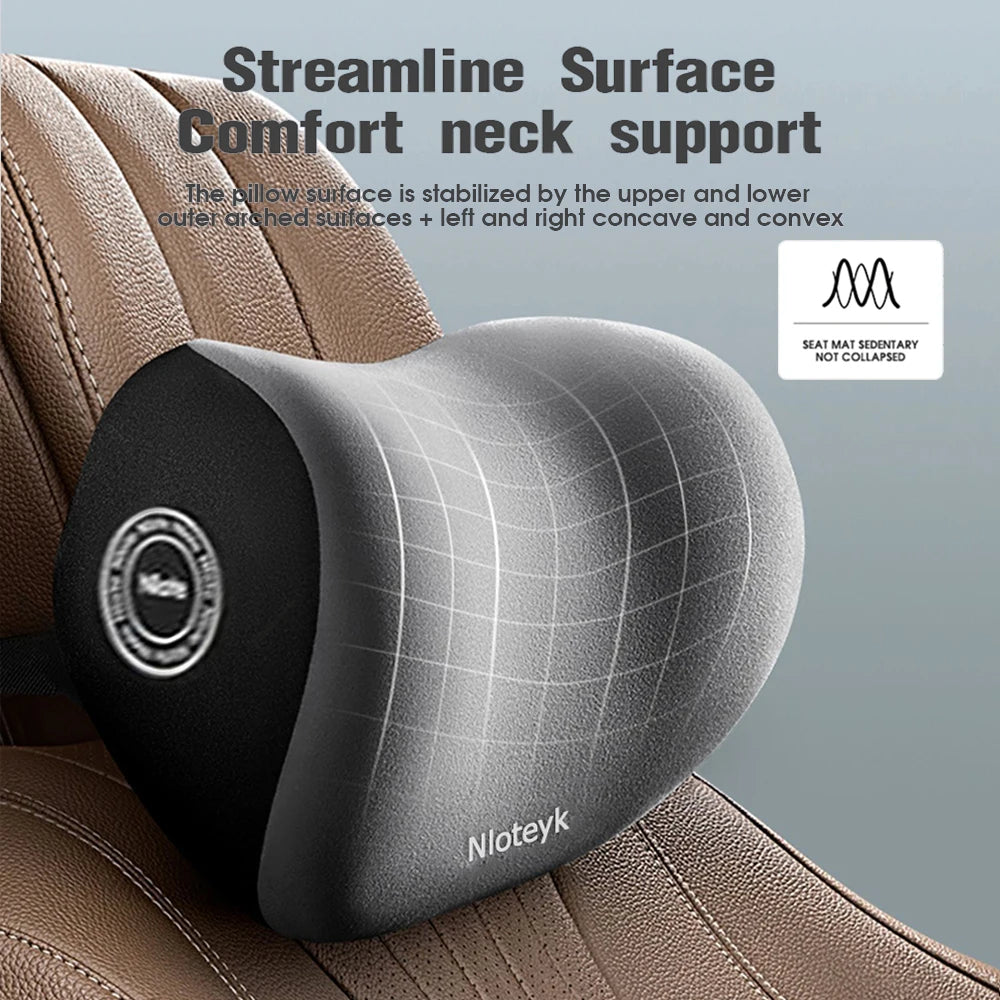 Memory Foam Car Neck Pillow Protective Lumbar Back .