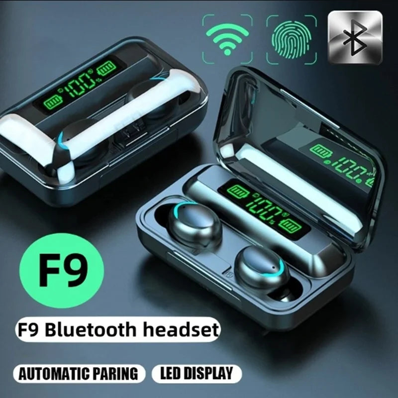 TWS F9-5 Earphone Bluetooth