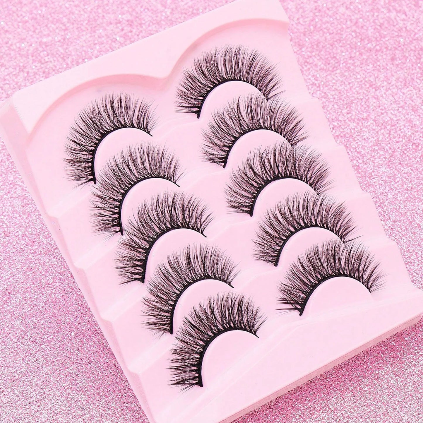 5 Pairs Cat Eye Lashes