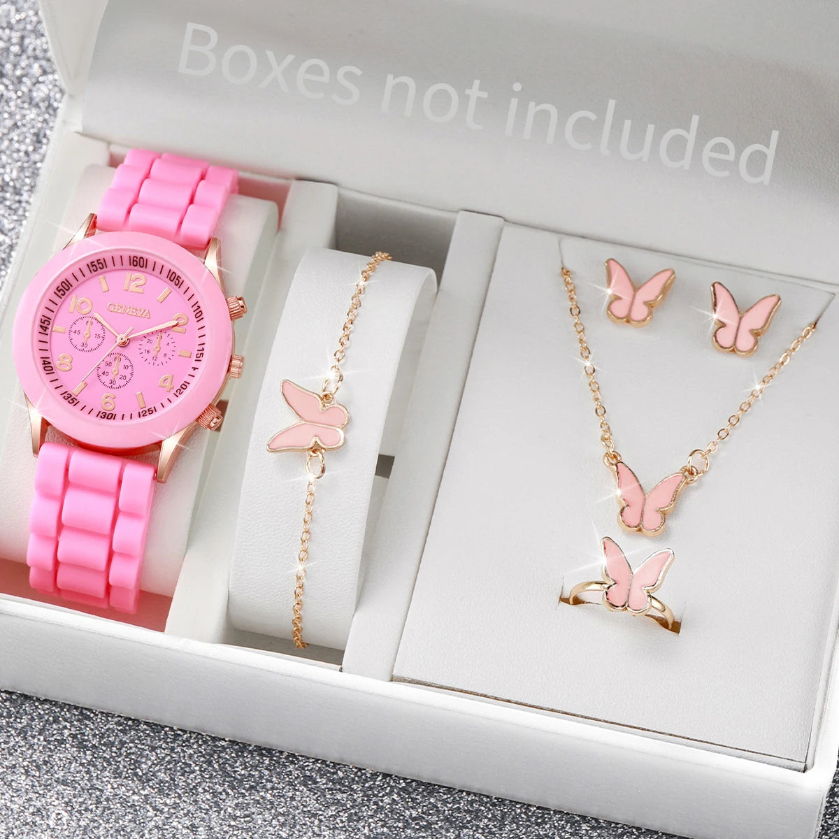 5/6PCS Women Watches Fashion